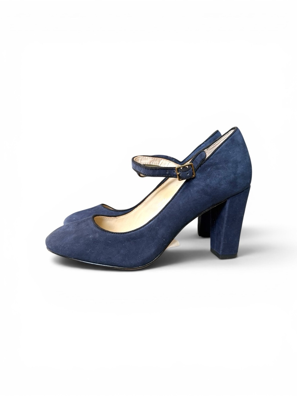 NWOT Boden Navy Mary Jane Block Heel Pump - Picture 3 of 7